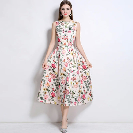 Vestido Retro Bloom Império