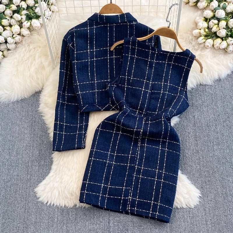 Conjunto em Tweed Noite Paris
