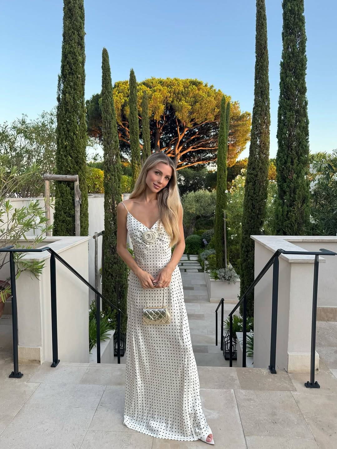 Vestido Poá Laço Riviera