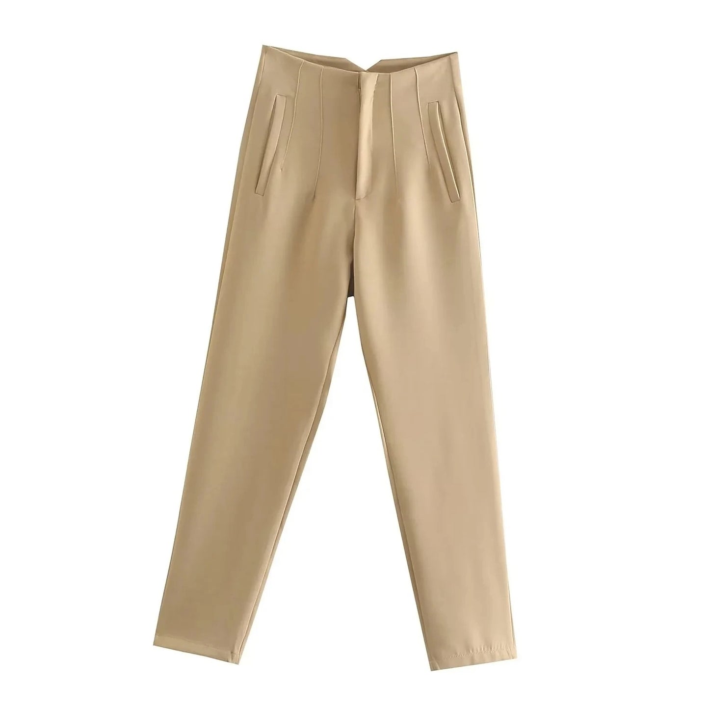 Calça Reta Cintura Alta