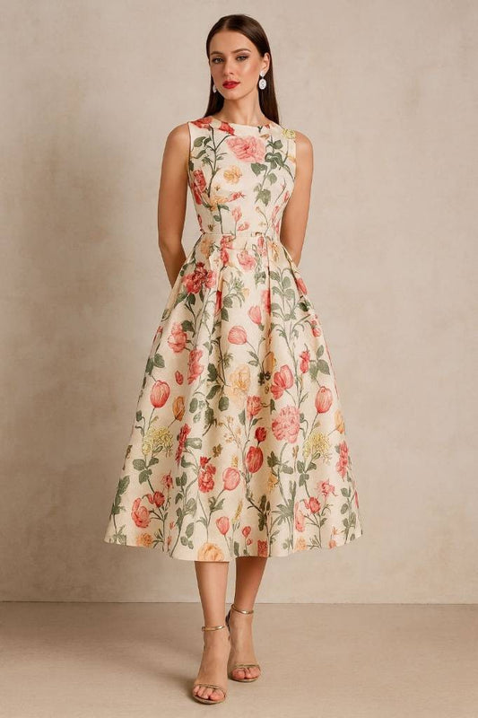 Vestido Retro Bloom Império