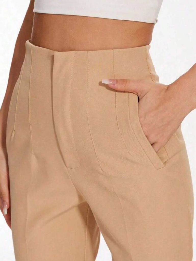 Calça Reta Cintura Alta