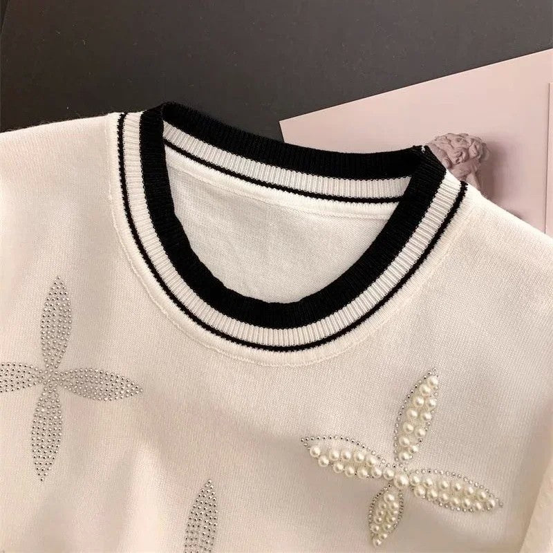 Blusa Pérolas Luxe