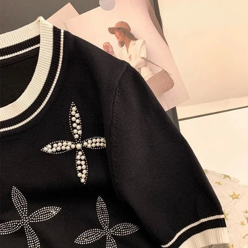 Blusa Pérolas Luxe